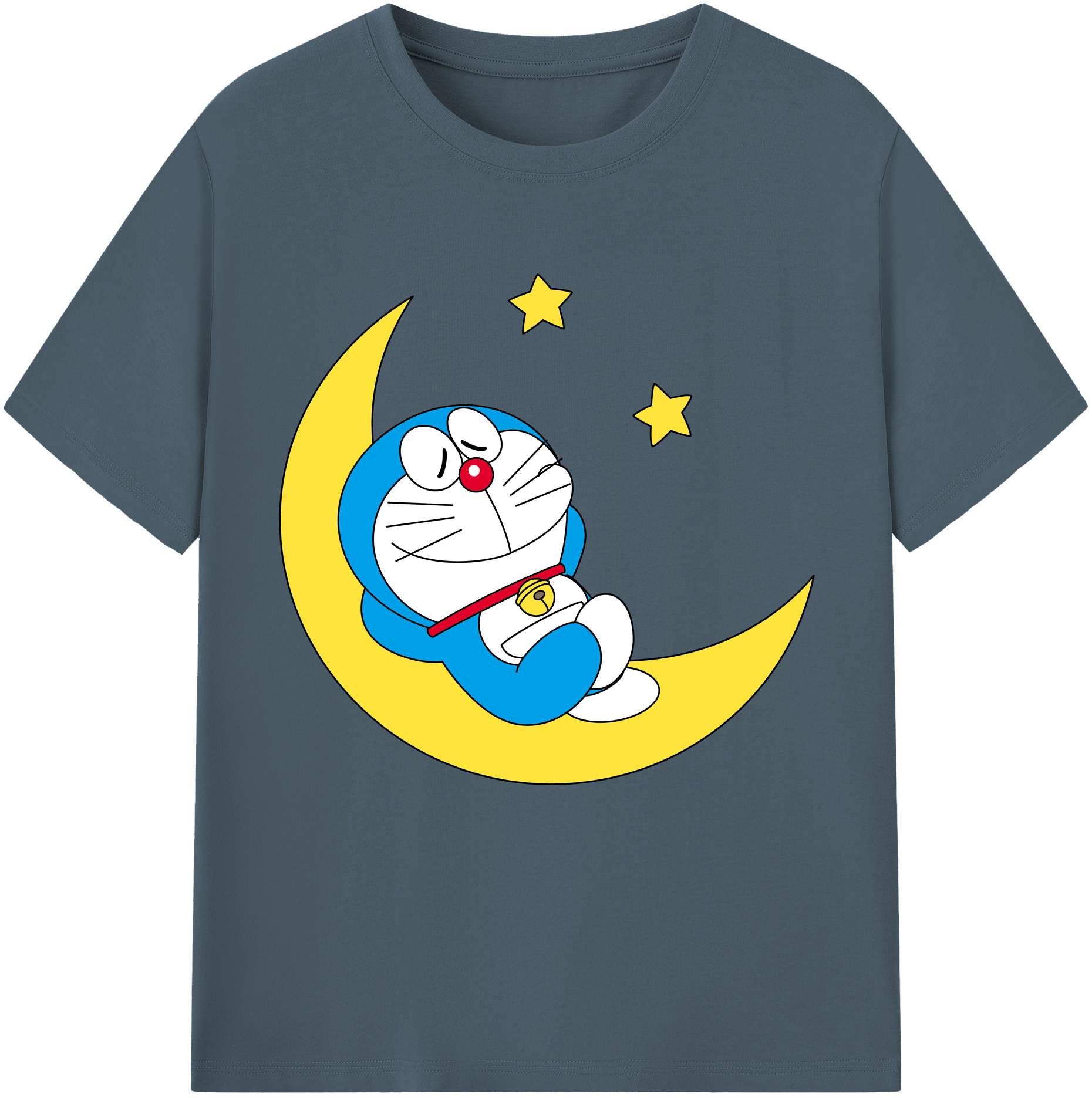 （画像用） ドラえもん Doraemon 綿100％半袖Tシャツ（フロントプリント）